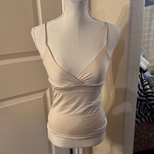 Silk Beige  Cami with Delicate Straps